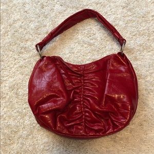 Vintage red pinup purse